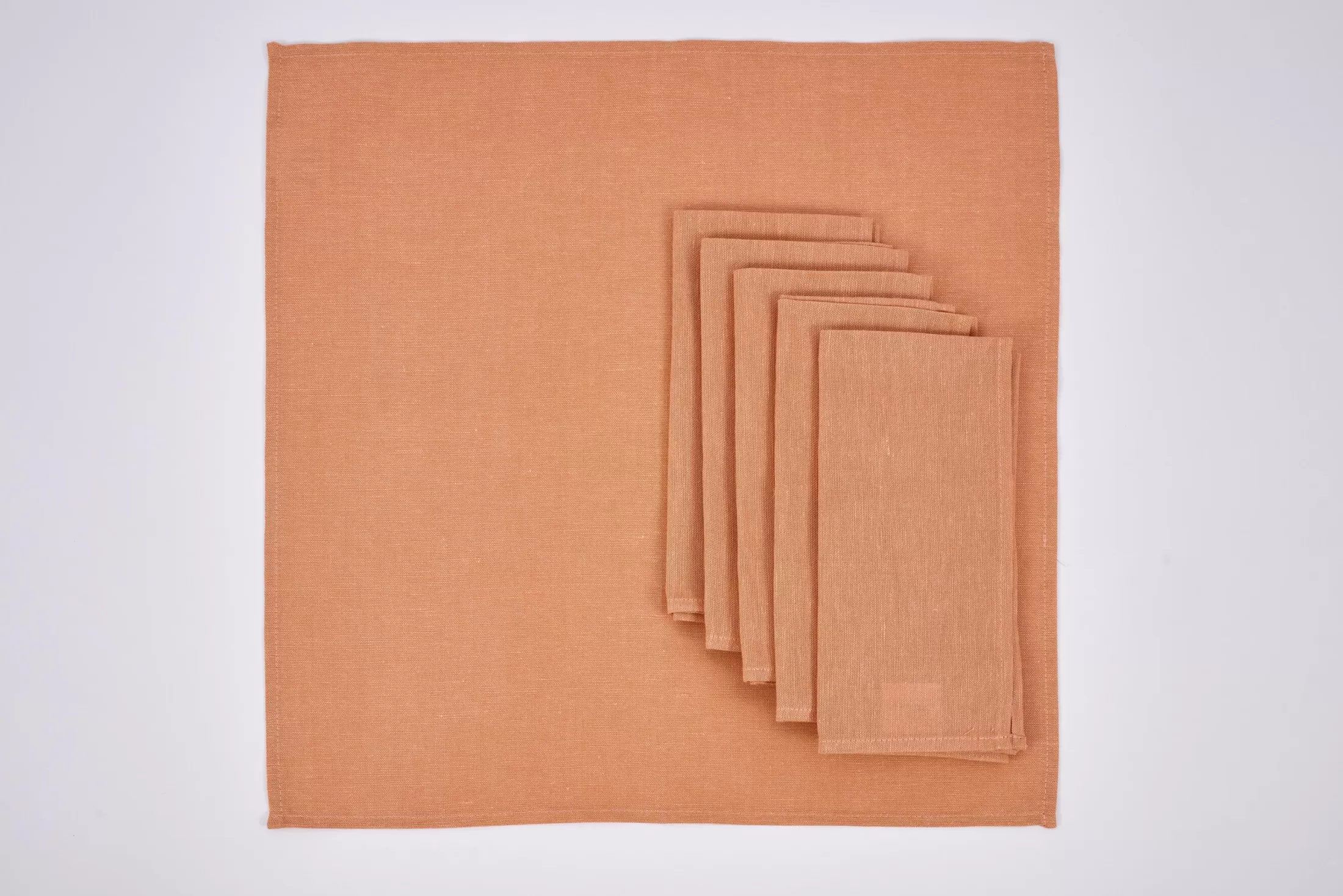 Flamant Eetkamer- En Keukentextiel | Phills, Servet, Geroosterde Noot, Set Van 6