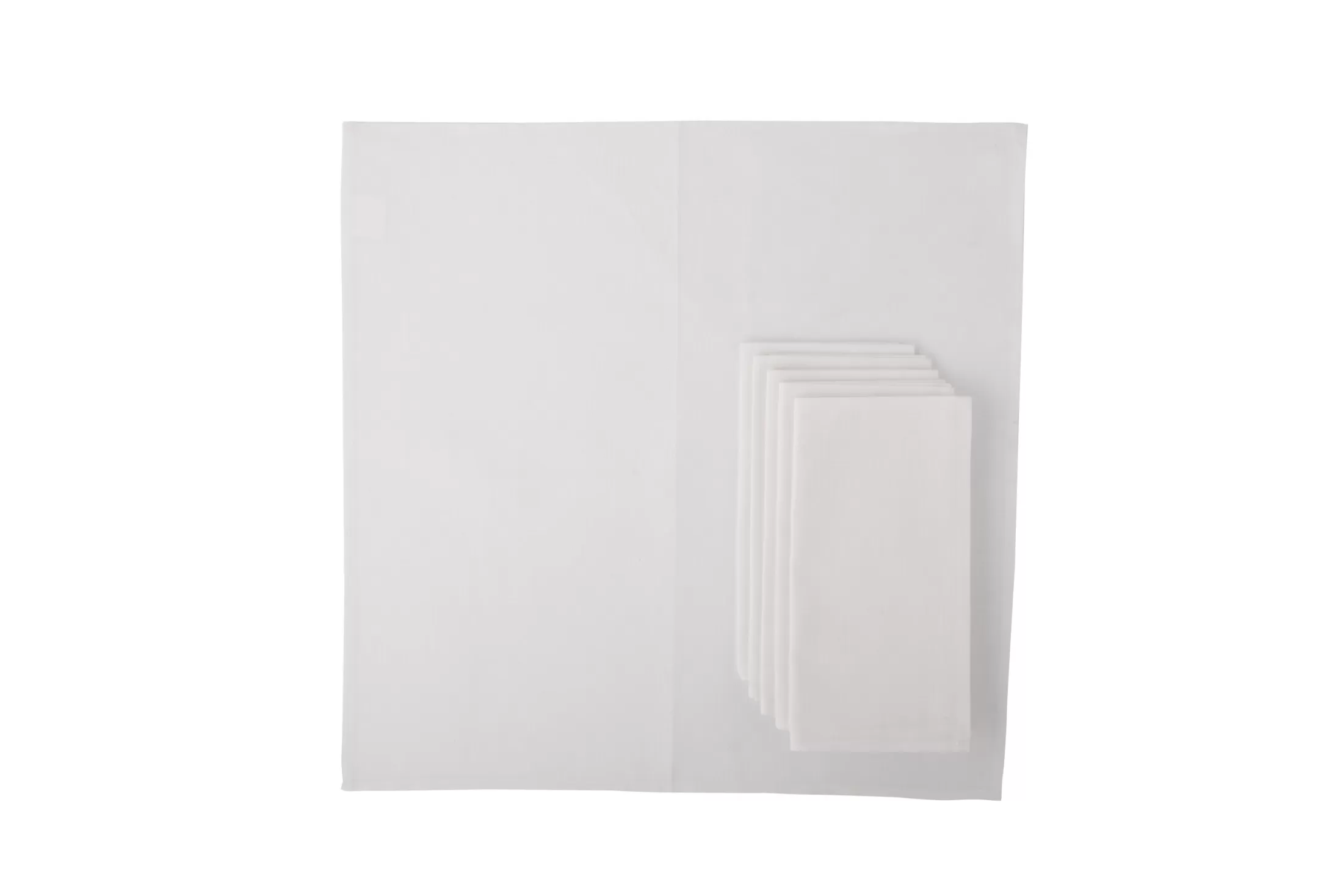 Flamant Eetkamer- En Keukentextiel | Phills, Servet, Wit, Set Van 6