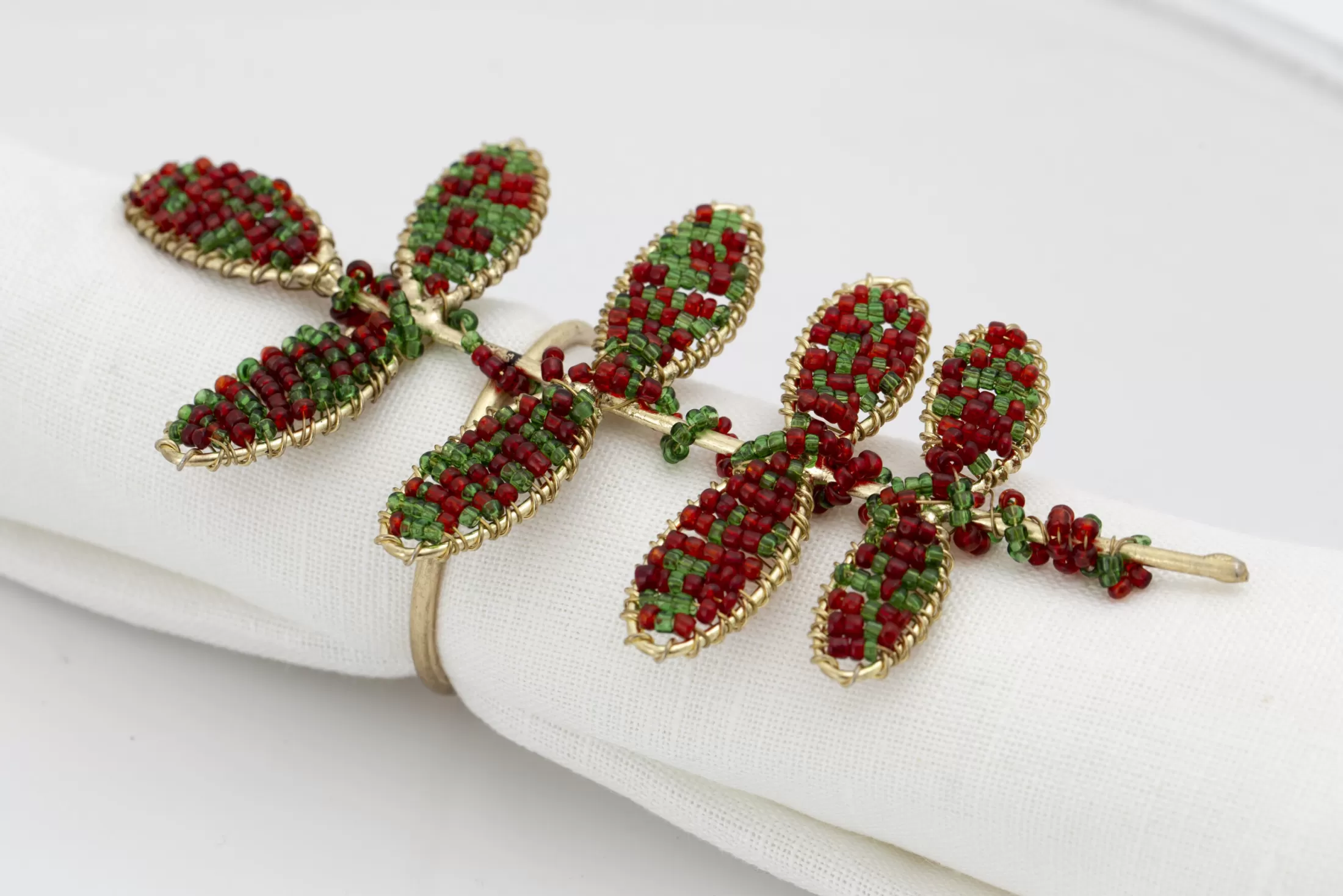 Flamant Accessoires | Rawas, Servetring, Kralen, Blad