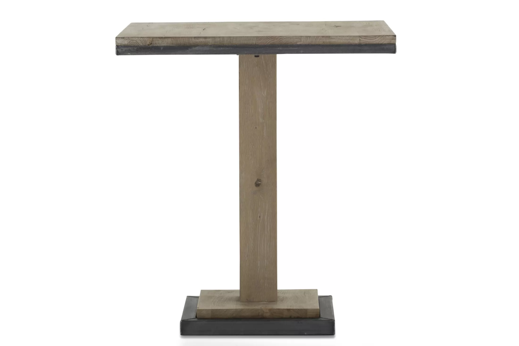 Flamant Eettafels | Renders, Bistrotafel, Verweerd Eiken En Ijzer, 80 Cm