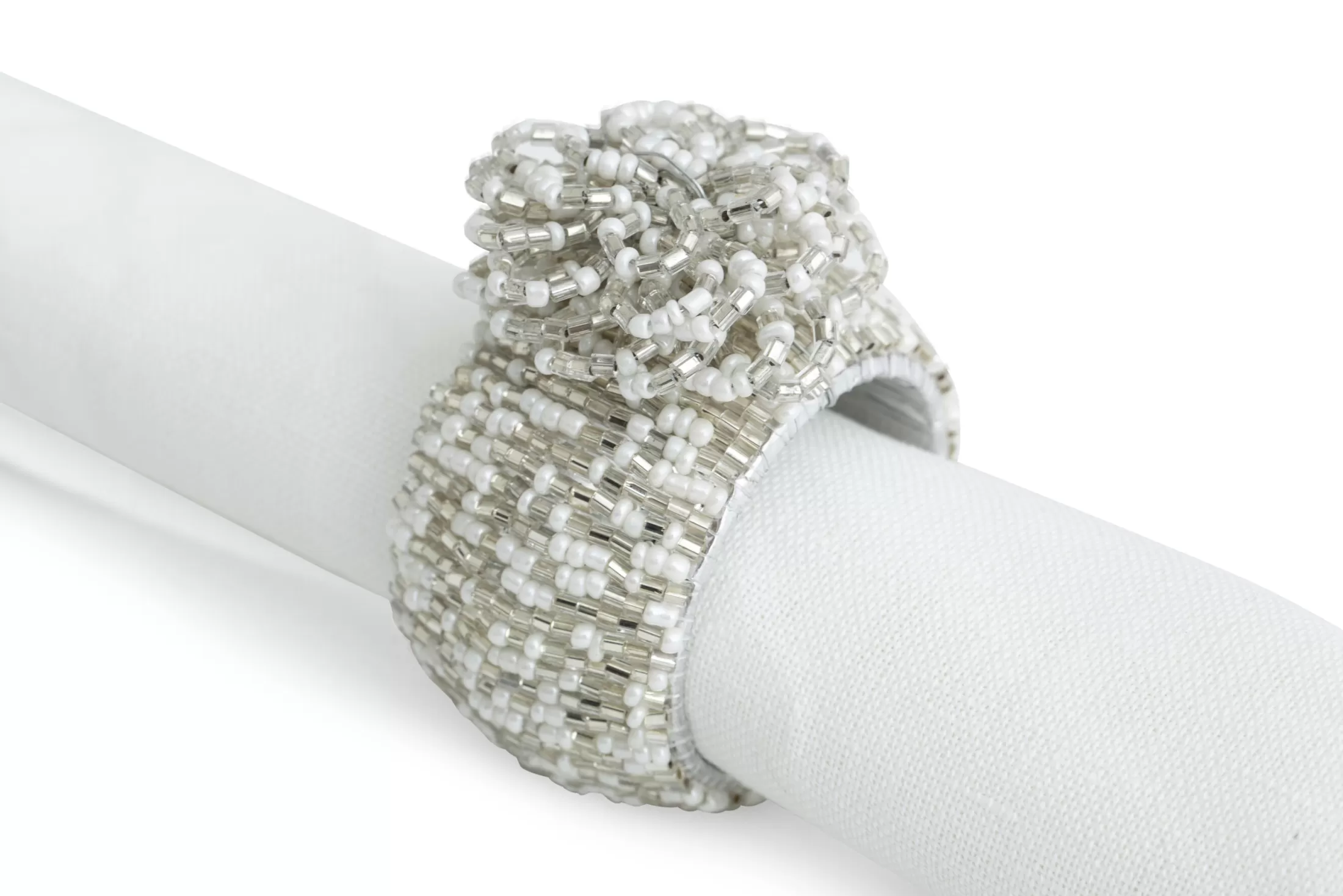 Flamant Accessoires | Rioja, Servetring, Kralen, Zilver