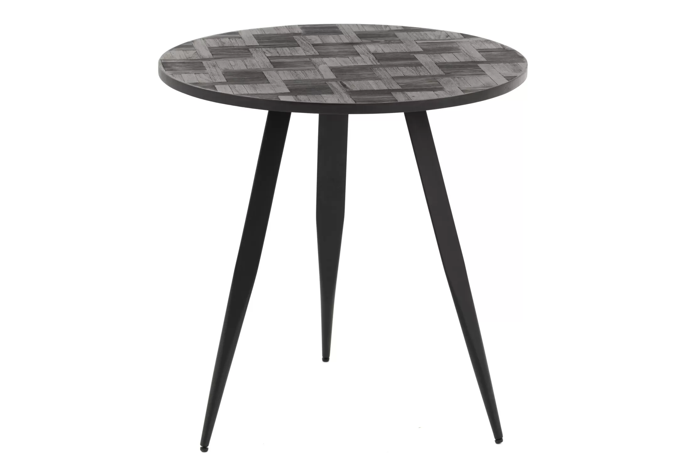 Flamant Eettafels | Robyn, Bistrotafel, Teruggewonnen Teak, Rond, 75 Cm