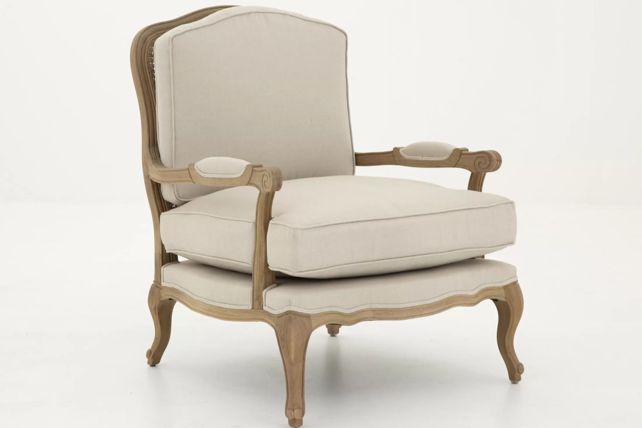 Flamant Banken | Sally, Fauteuil, Natuurlijk Linnen