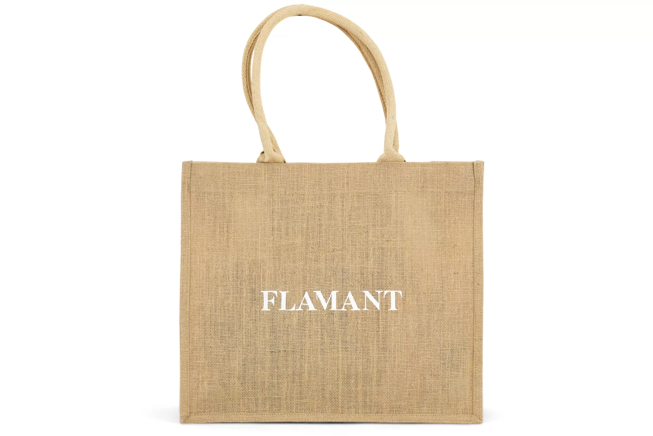 Flamant Decoratie | Shopper , Boodschappentas, Jute, Naturel