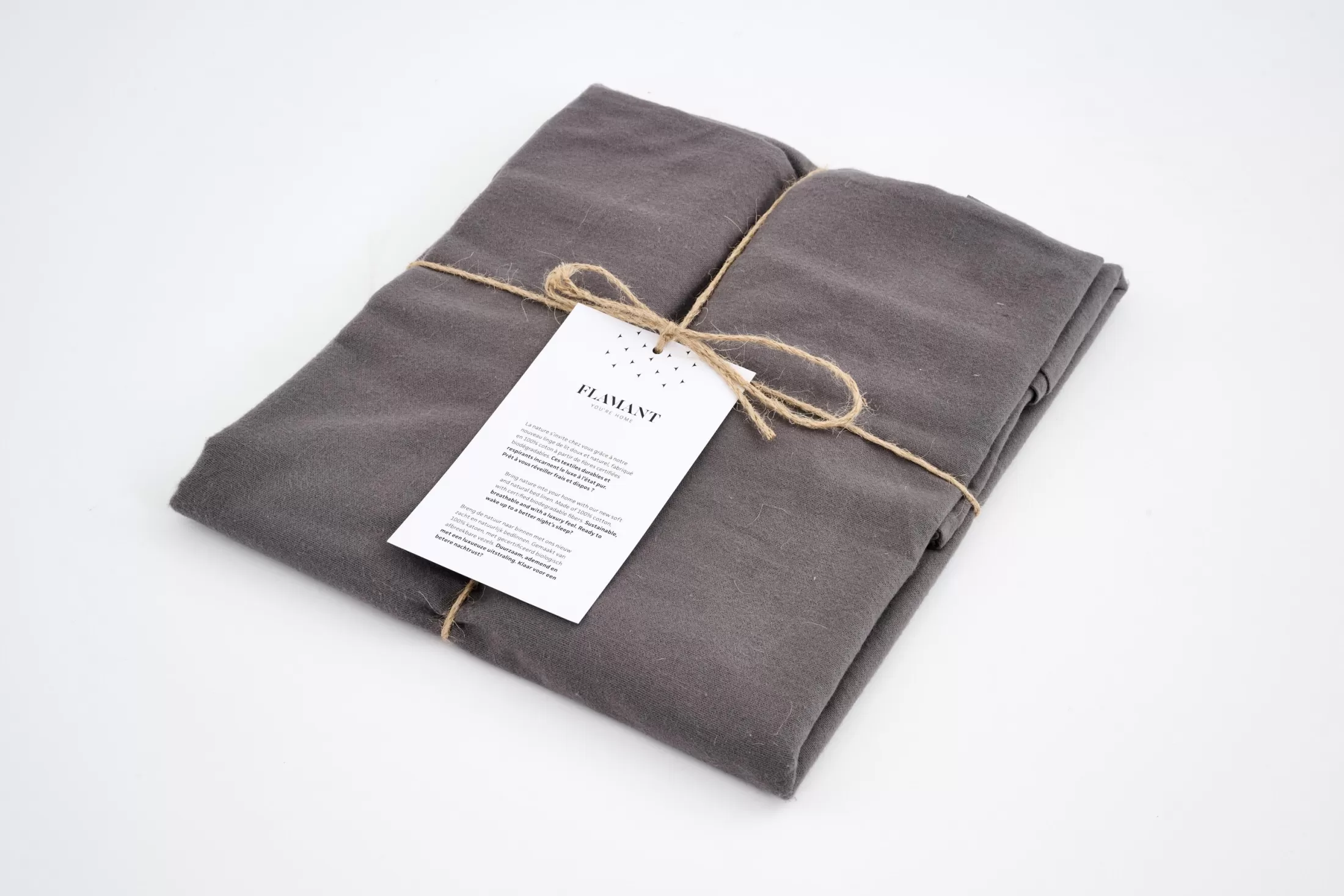 Flamant Beddegoed | Stefano, Kussensloop, Set Van 2, 50X70, Grijze Krijtstreep
