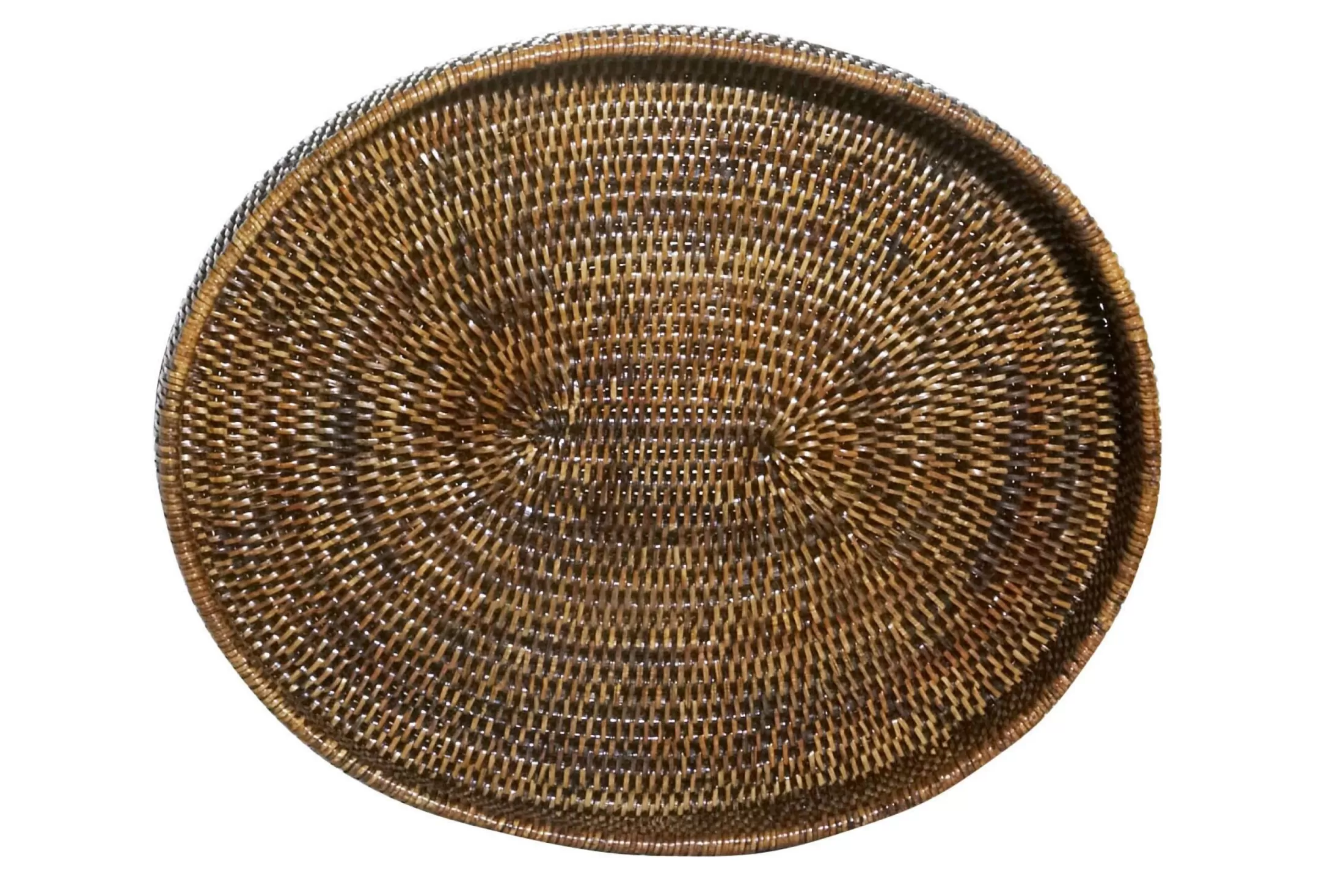 Flamant Accessoires | Togo, Dienblad, Ovaal, Met Rand, Riet, 46Cm