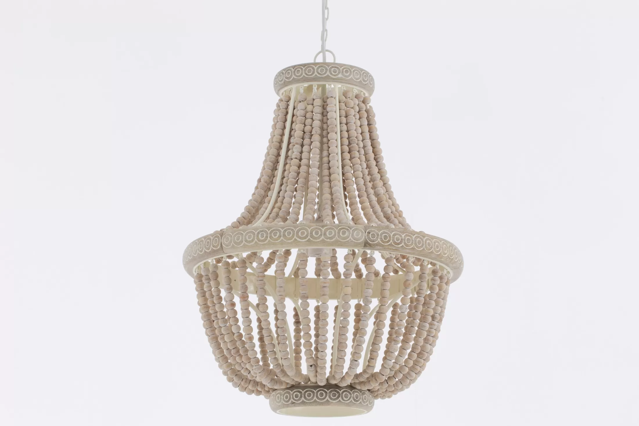 Flamant Verlichting | Zofia, Hanglamp, Ijzer En Houten Kralen